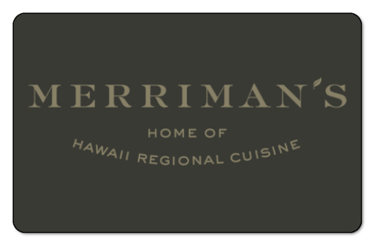 merrimans logo over light grey marble background